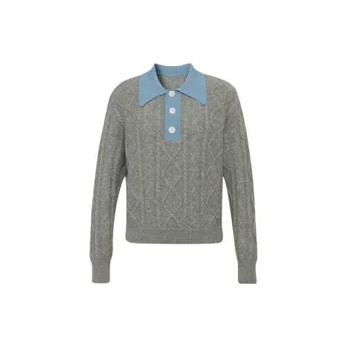 Brother is really good Sweaters Women's Gray And Blue