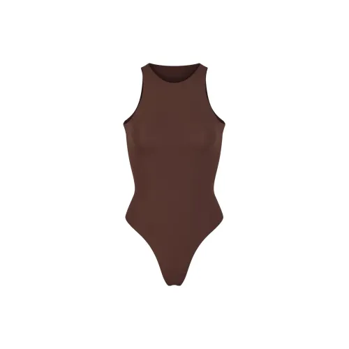 Skims Bodysuits Women's Dark Brown