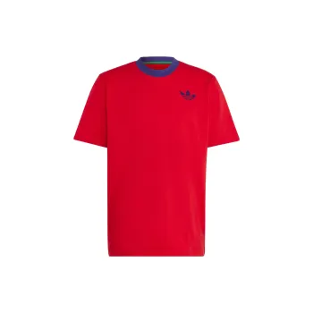 adidas originals Men Adicolor Heritage Now Large Trefoil Tee Red
