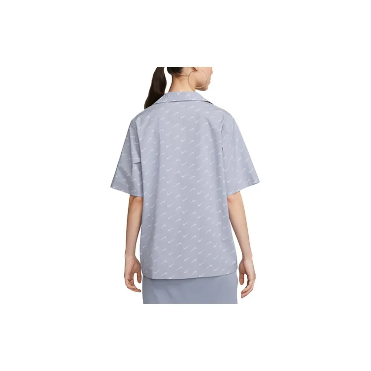 Nike Shirt Women's Mist Gray Blue-1