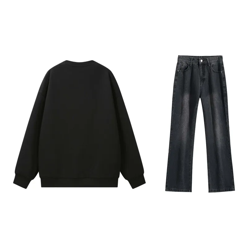SUNSETMONENT Sweatshirt Set Unisex-1