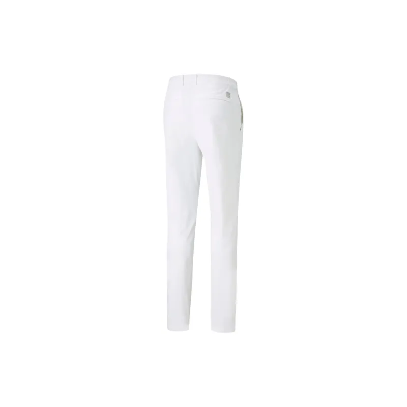 PUMA Golf Dealer Tailored Casual Pants Men White-1