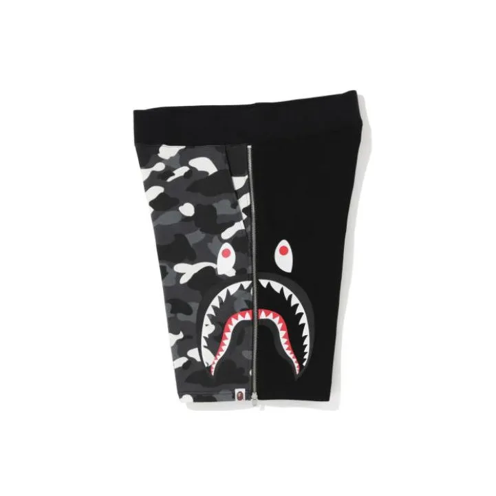 Bape City Camo Side Shark Sweat Shorts-2
