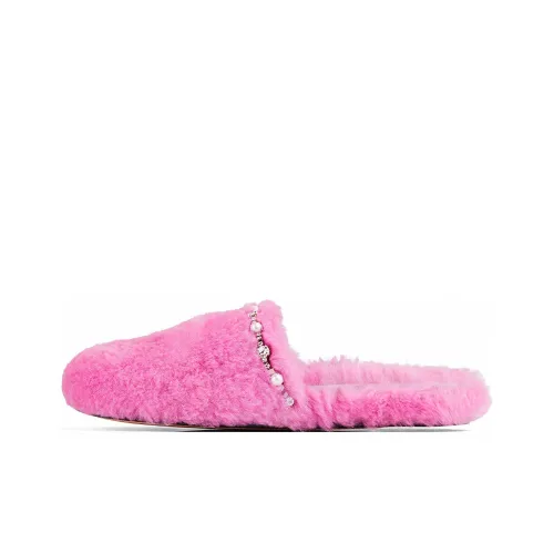 Jimmy Choo Aliette Flat Women's Casual Shoes Women's Pink