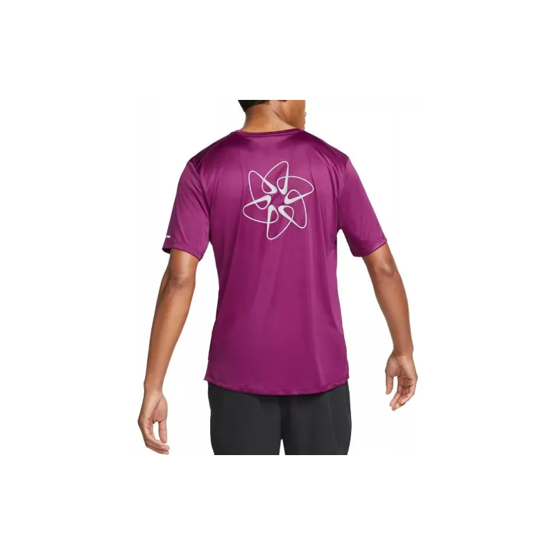 Nike Dri FIT Uv Miler 'Sangria' Running T shirt-1
