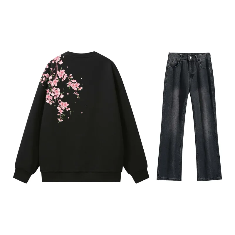 SUNSETMONENT Sweatshirt Set Unisex-1