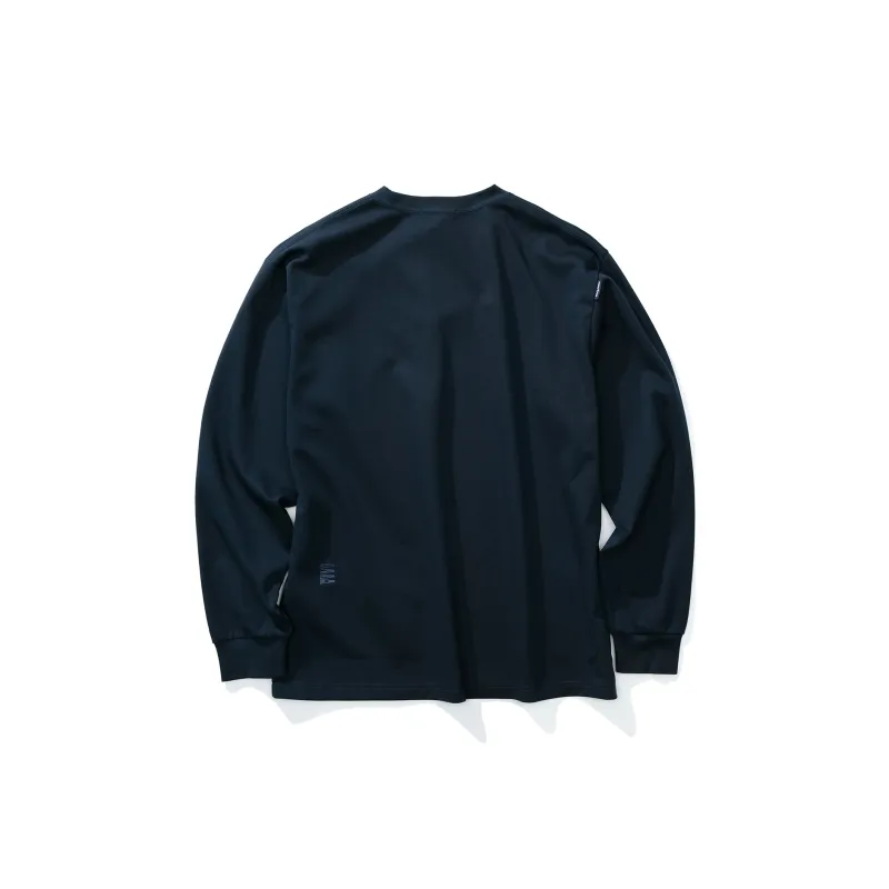 Nautica White Sail Long Sleeved Crew Neck T Shirt Unisex-5