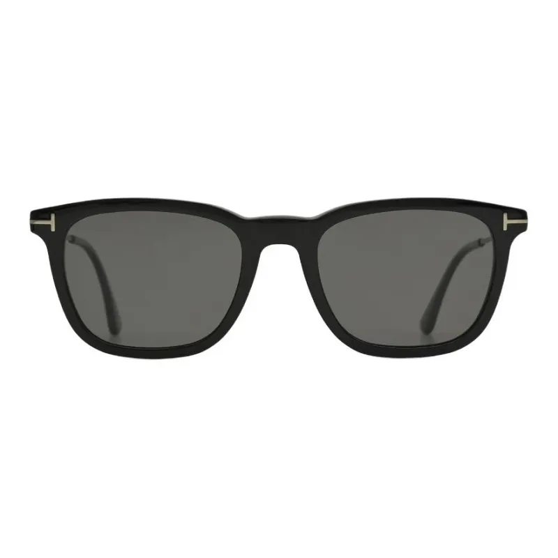 TOM FORD Plastic Square Sunglasses Men's Black-1