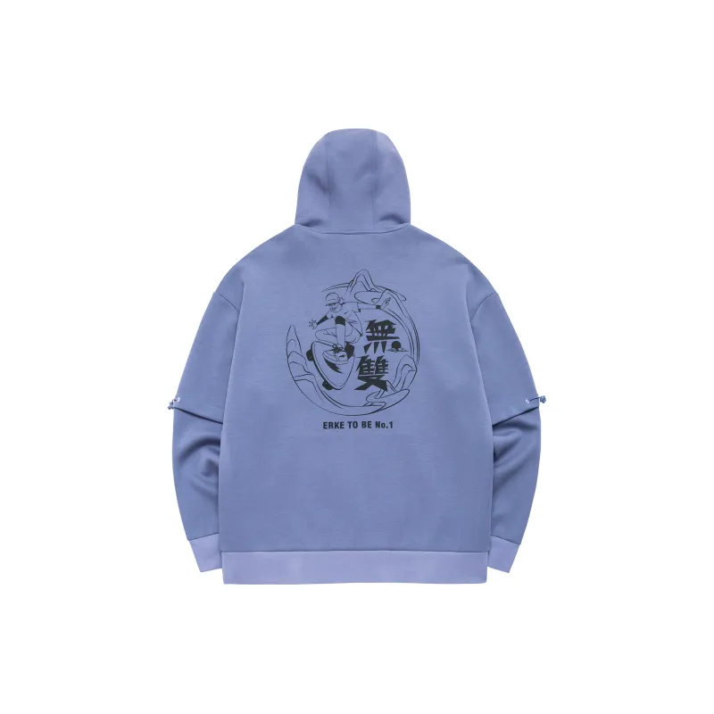 Erke Sweatshirt Men's Blue Purple-1