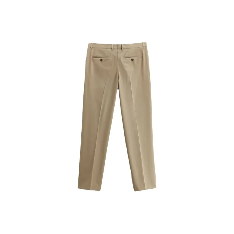 ZARA Suit Trousers Men Light Brown Yellow-1