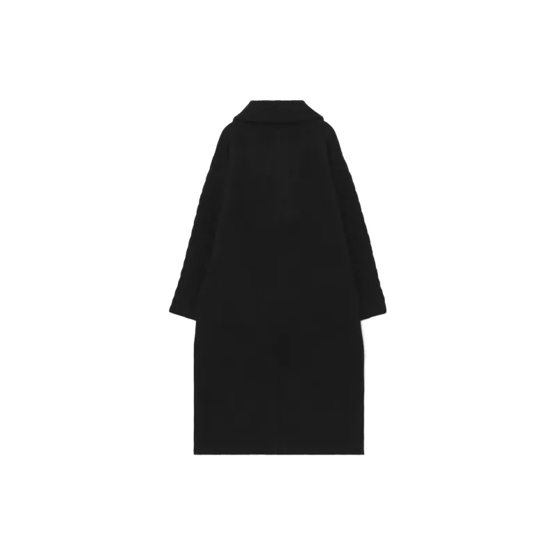 Yohji Yamamoto Coats Men Black-2