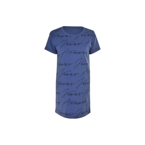 ARMANI JEANS T-Shirts Women's Royal Blue