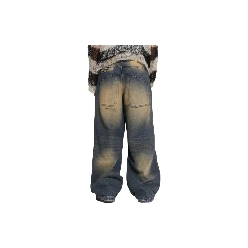 Jaded London Jeans Unisex Washed Blue-1
