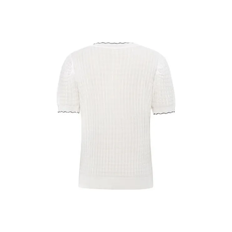 MEIYANG Knitwear Women's White-1