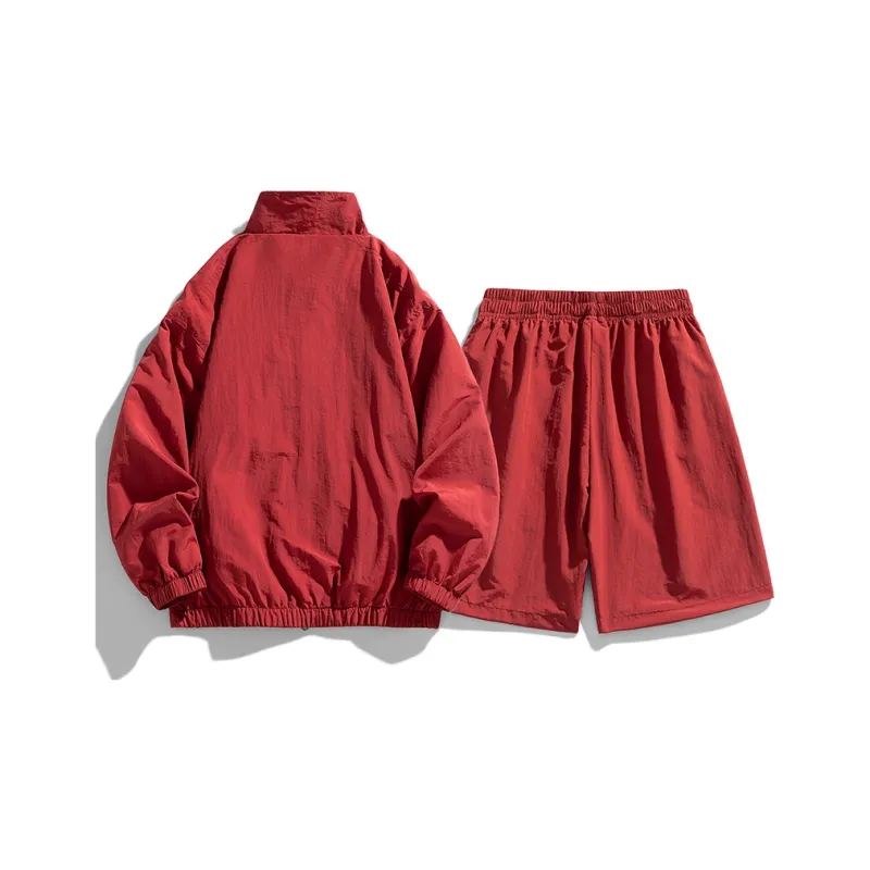 GOOSELIAR Coat, Shorts, Pants Three Piece Set Unisex-66