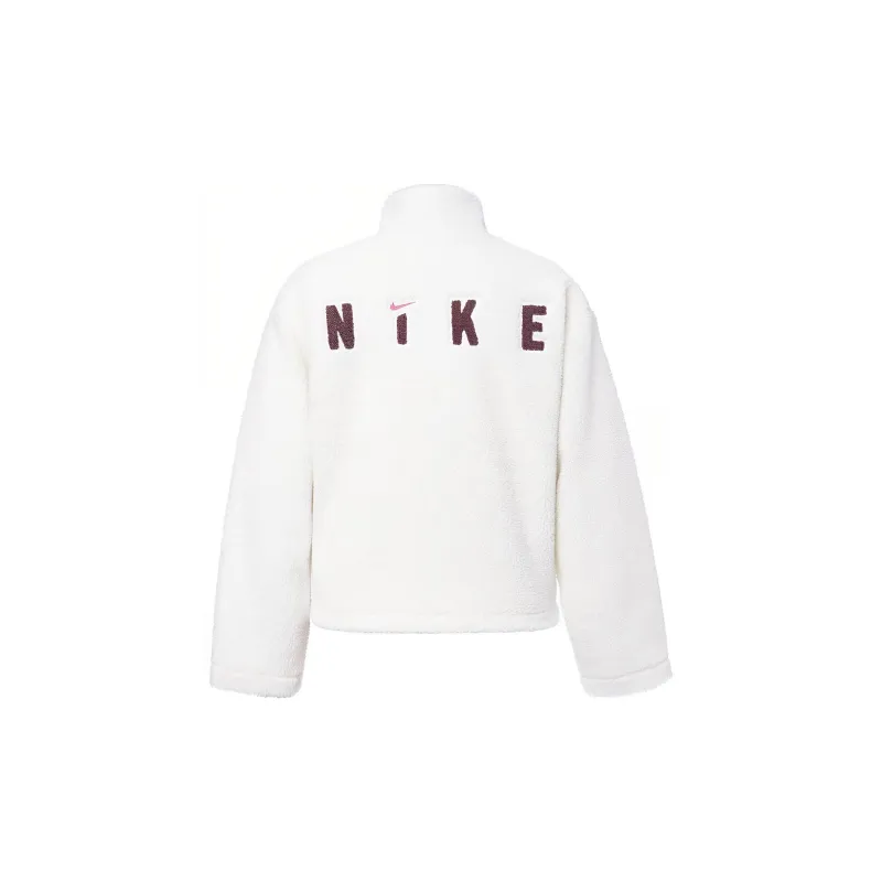 Nike Velvet feel Coat Women's Sail White-2