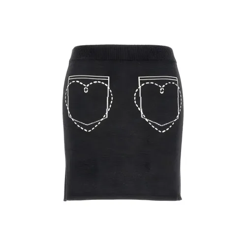 MOSCHINO Jeans High-Waist Knitted Skirt