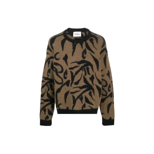 NANUSHKA Abstract-print Crew-neck Jumper