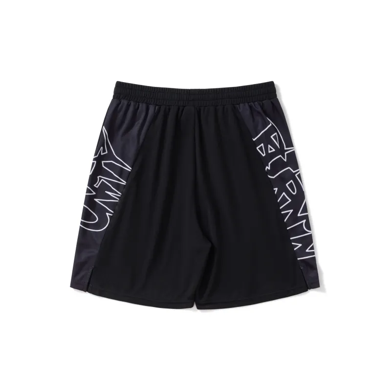 BURNIN Casual Shorts Unisex Black-1