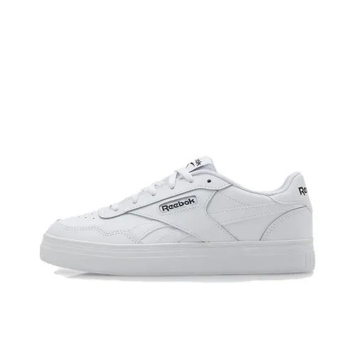Reebok Court Advance Anti-Slip Wear-Resistant Low-Top Skateboard Shoes Unisex White