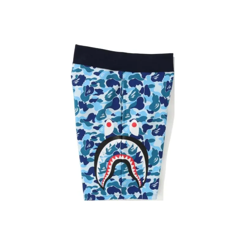 Bape Abc Camo Side Shark Sweat Shorts-2