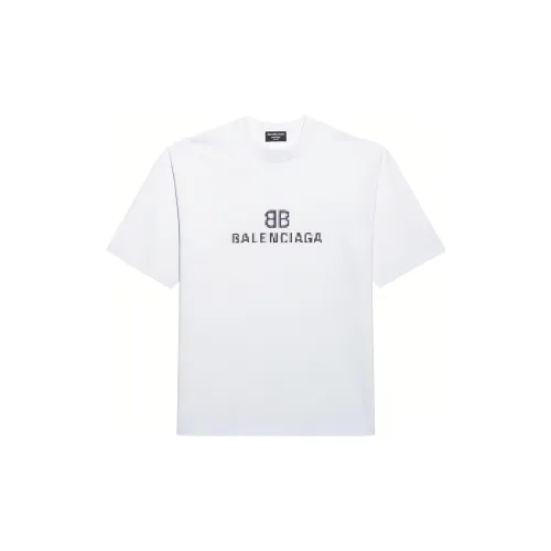 Balenciaga Mens BB Pixel Medium Fit T-shirt 