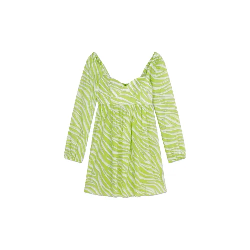 MICHAEL KORS Long-Sleeved Dresses Women's Lime