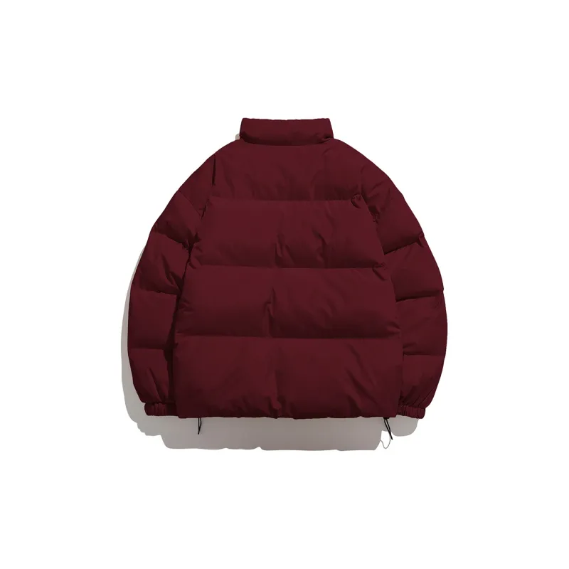 C1RCA American Minimalist Style Solid Color Basic Stand Collar Puffer Jacket Unisex-9