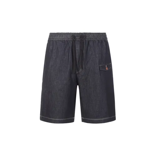 ARMANI EXCHANGE Denim Shorts Men Dark Denim Blue