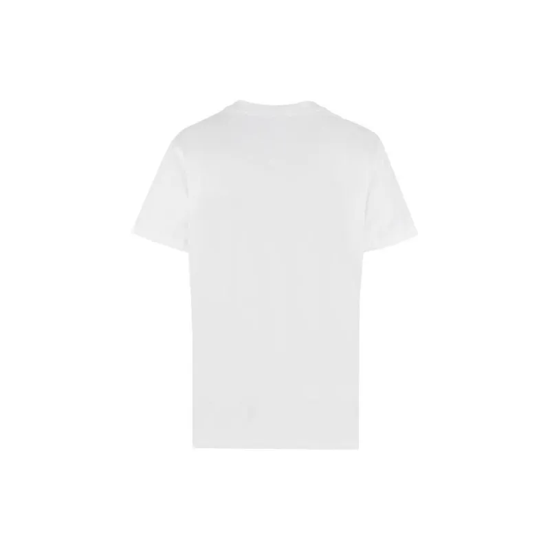 GANNI Light Jersey Sun Love Print O Neck Relaxed T Shirt 'Bright White'-1