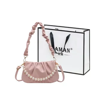 FAMAN PU Handbag Shoulder Bag Crossbody Bag Regular Women's White/Black/Purple/Yellow/Pink