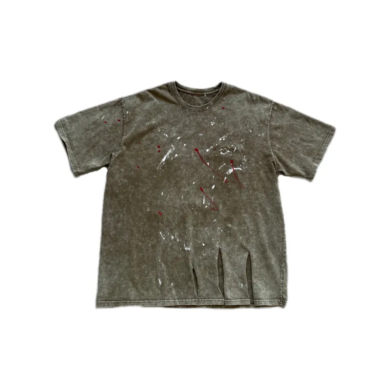 Non Allergic T-Shirt Unisex Olive-1