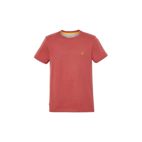 Timberland T-Shirts Men Brick Red