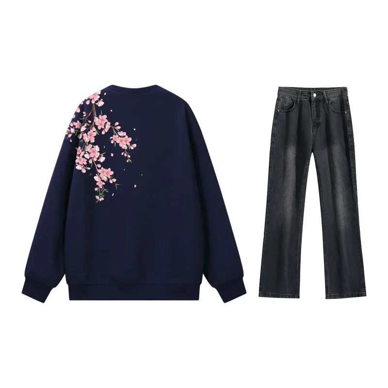 SUNSETMONENT Sweatshirt Set Unisex-17