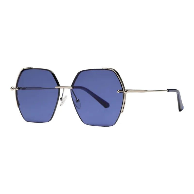 JUICE BABY TR/Memory Plastic Metal Irregular Shape Sunglasses Unisex-4
