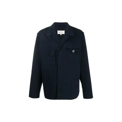 Maison Margiela Jackets Men Dark Blue