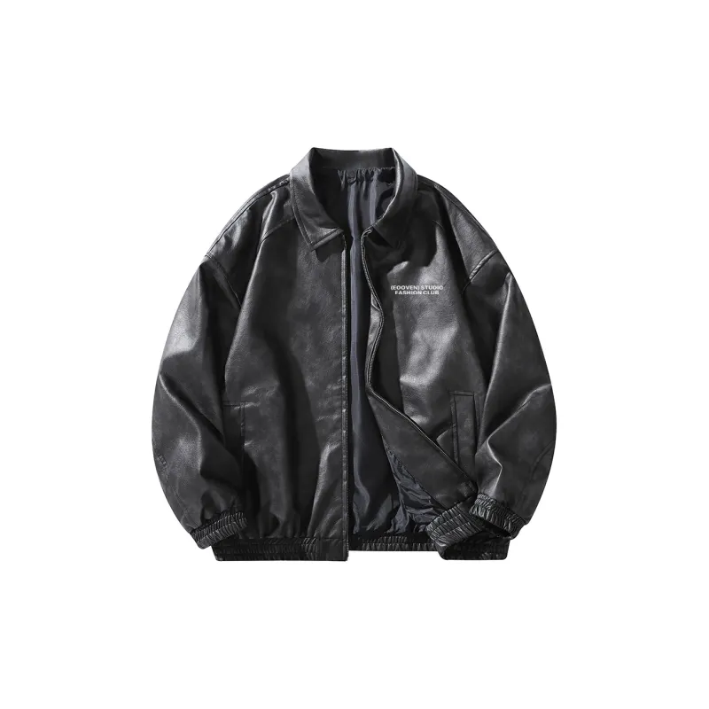 EOOVEN Leather Jackets Unisex-1