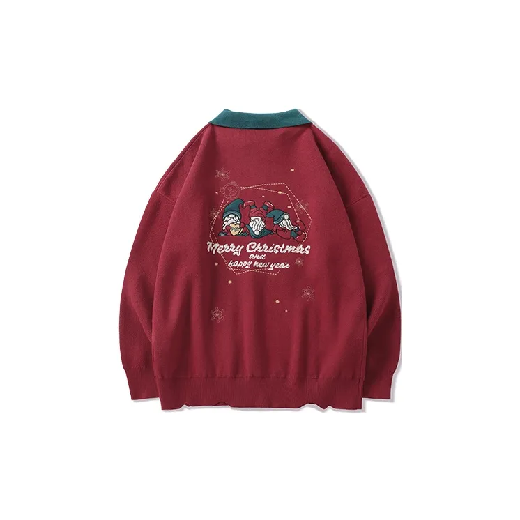 LAMLICKA Knitwear Unisex Red-1