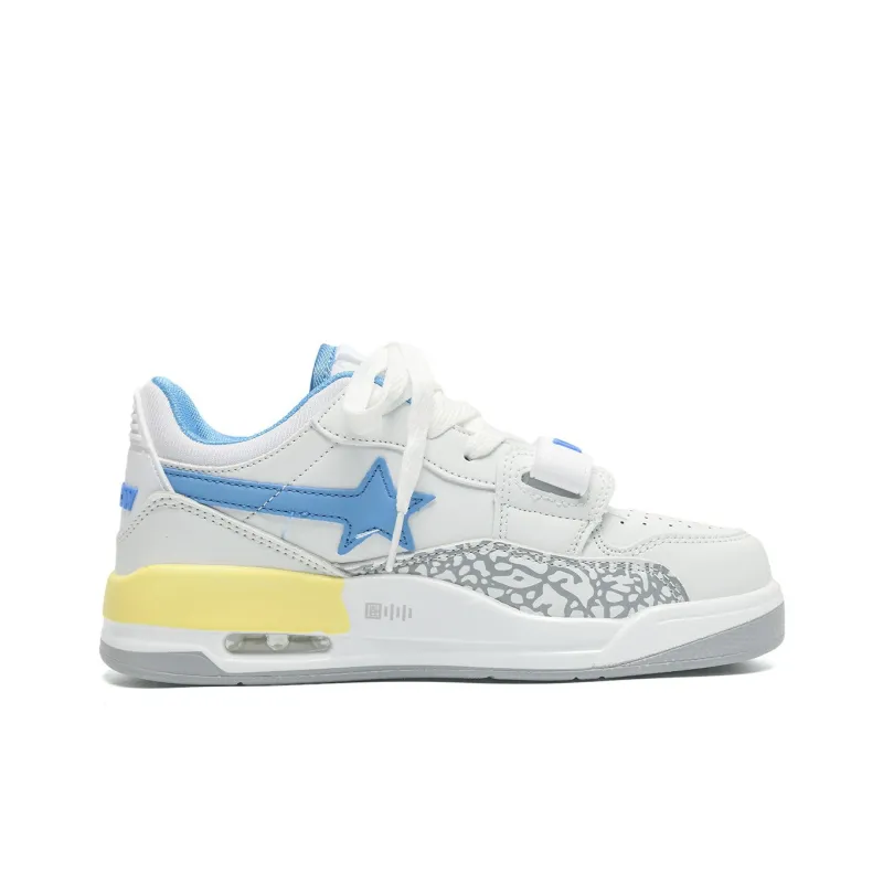 Circle Small Height Increasing Wear-Resistant Slip-Resistant Low-Top Skateboard Shoes Unisex Box Included-17