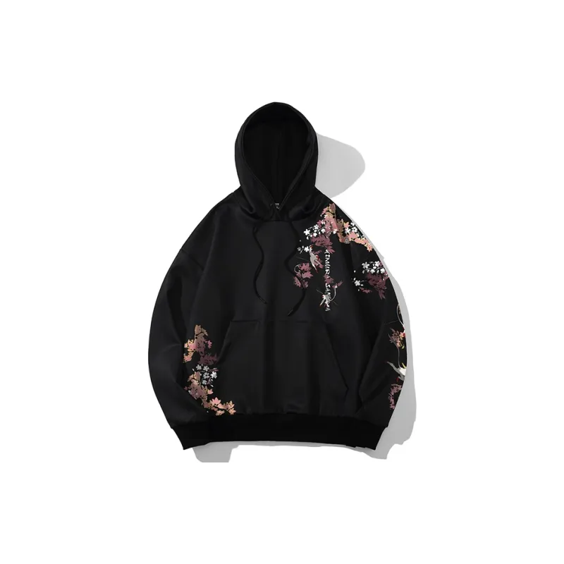 SANSYAS Hooded Loose Fit Sweatshirt Unisex-5
