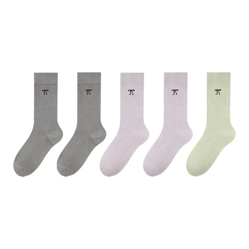 MIIOW Knee High Socks Women's Combo Set-21