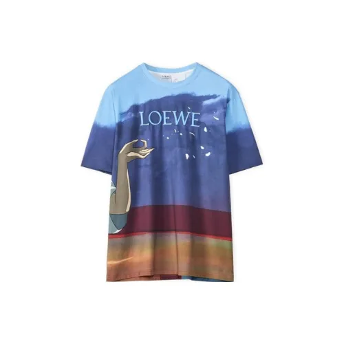 LOEWE Spirited Away T-Shirts Men Blue