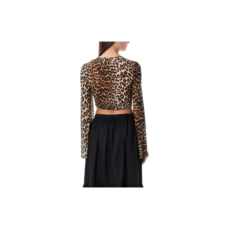 GANNI Shirts Women's Brown-1