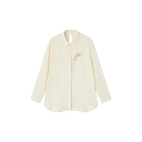 Asuka and new sake Shirts Women's Vanilla Yellow HCA03