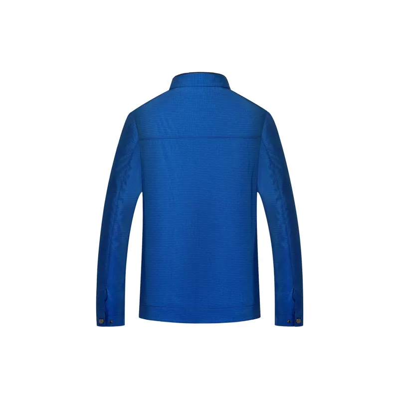 H YXIANG Jackets Men Lake Blue-1