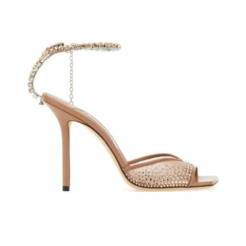 Jimmy Choo Saeda 100mm Sandals-1