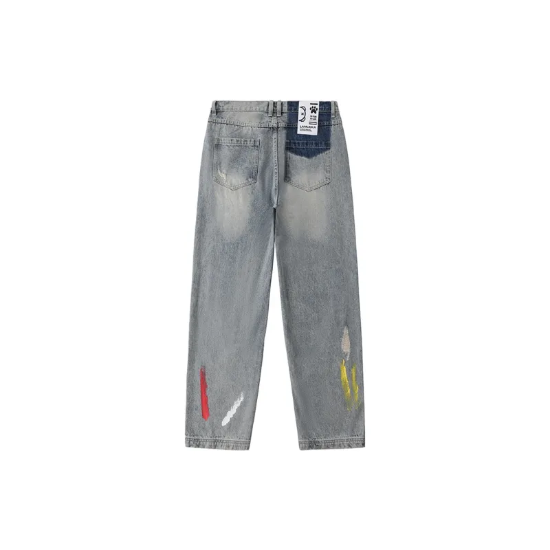 LAMLICKA Jeans Unisex Blue-1