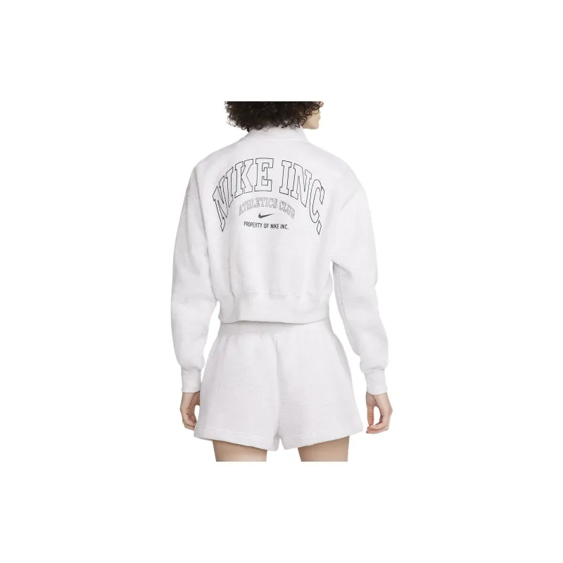 Nike Sportswear Phoenix Fleece Women's 1/2-Zip Cropped Sweatshirt-1