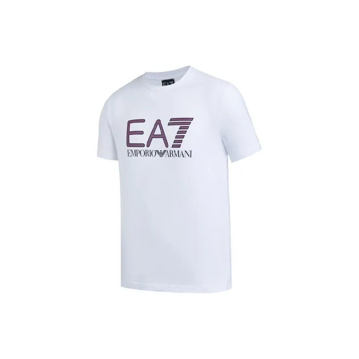 EMPORIO ARMANI T-Shirts Men White-2