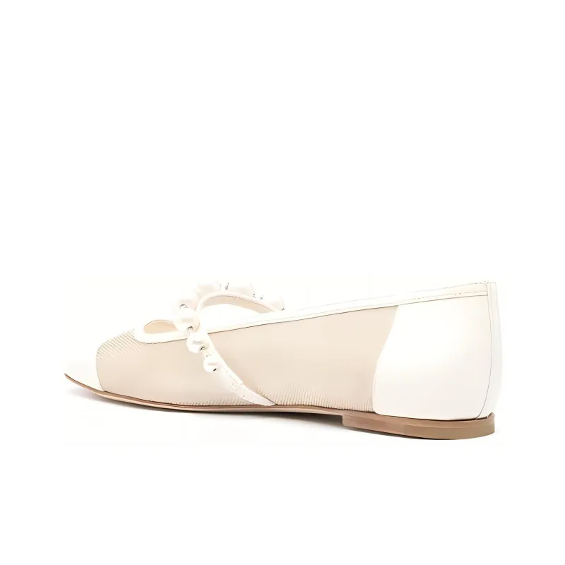 Jimmy Choo Ade Square-toe Ballerina Shoes-3